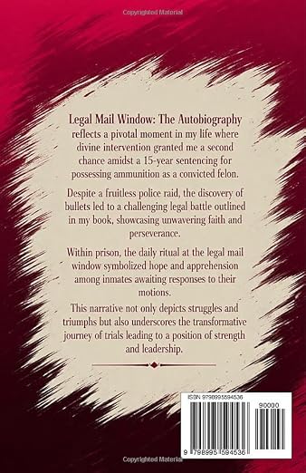 Legal Mail Window - The Auto Biography (Signed Copy)